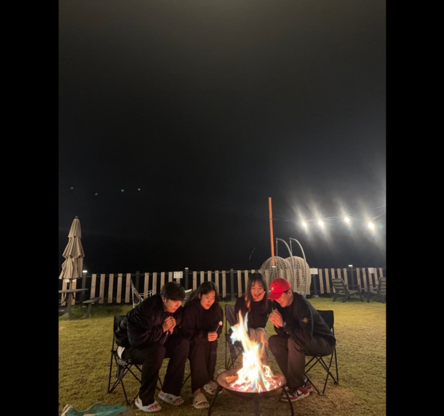 돌멩이 바비큐 마당 사진-12
